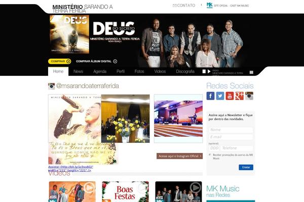 Artista theme site design template sample