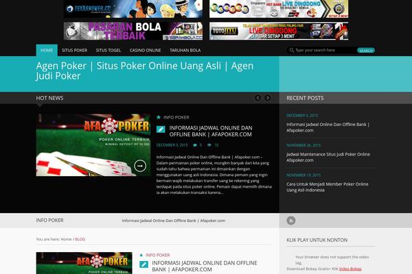 Forceful Lite theme site design template sample