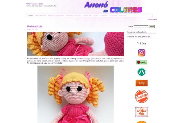 sarapalacios.com.ar site used PinknPurple
