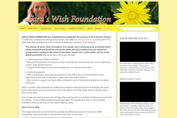 saraswish.org site used Bouquet