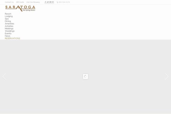 saratogaresortandspa.com site used Saratoga