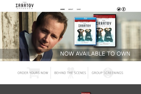 Saratov theme site design template sample