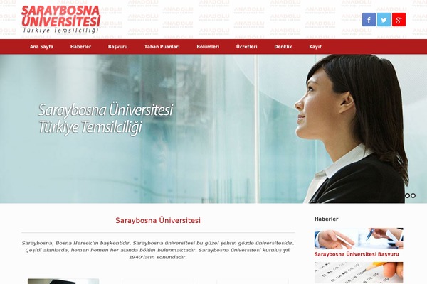 Vantage theme site design template sample