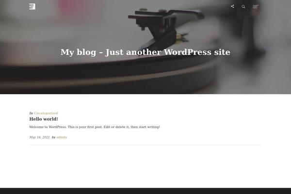 Site using Sociality plugin