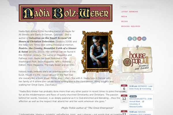 sarcasticlutheran.com site used Ascetica