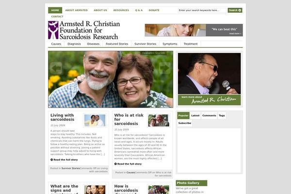Gazette theme site design template sample