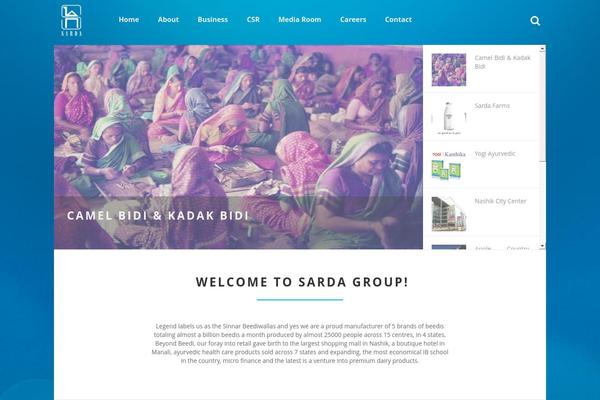 sarda.co.in site used Bokeh