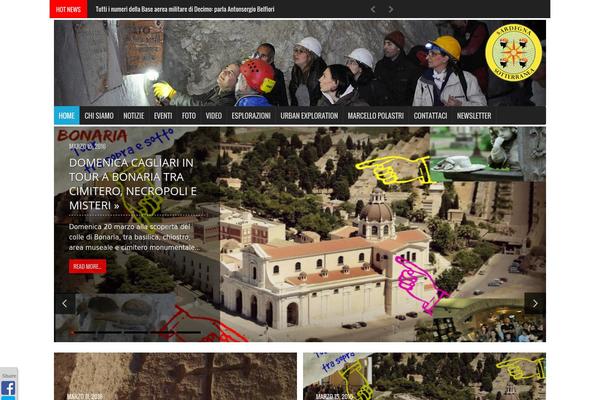 Site using Candy Social Widget plugin
