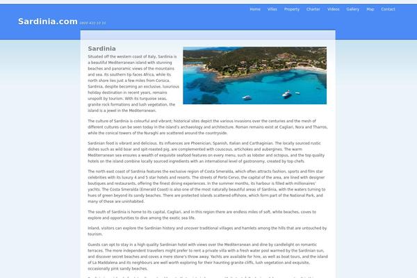 sardinia.com site used Garland-revisited