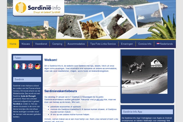 Enterprise Pro theme site design template sample