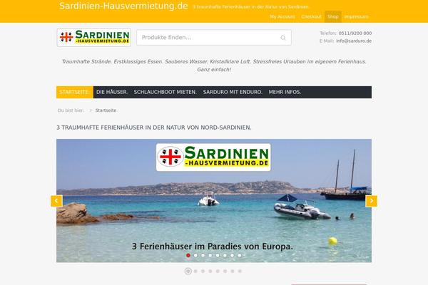 Hamburg theme site design template sample