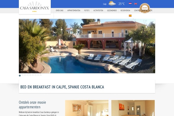 Paradisehotel theme site design template sample