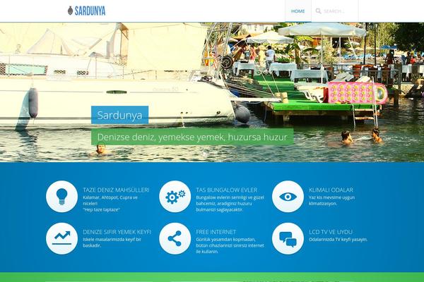 Infinite theme site design template sample