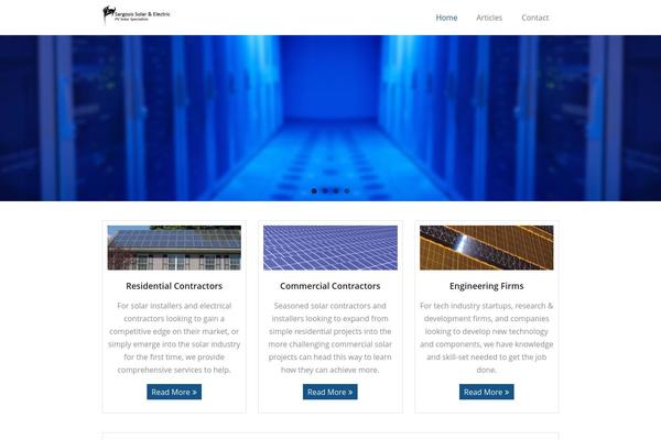 Minamaze theme site design template sample