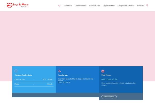 HealthCenter theme site design template sample
