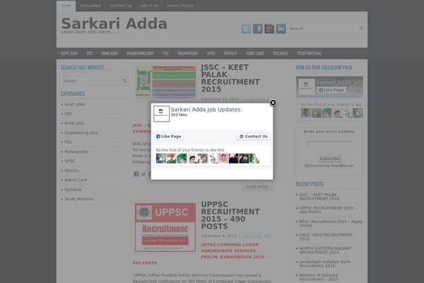 Sparc theme websites examples