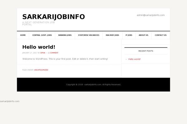 sarkarijobinfo.com site used Sarkarijobinfo