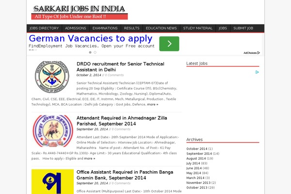 sarkarijobsinindia.com site used Flaxseed-pro