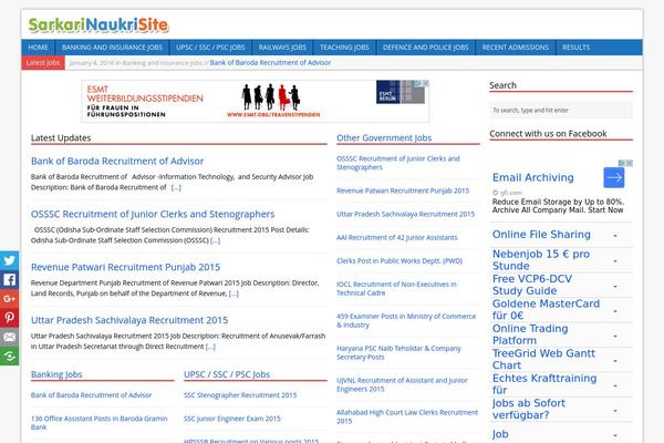 sarkarinaukrisite.com site used Sarkarinaukri