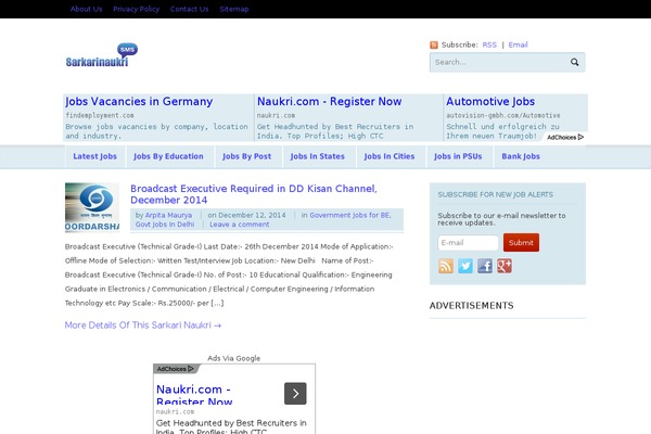 Currents theme site design template sample