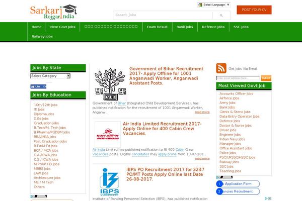 Site using Post Views Counter plugin