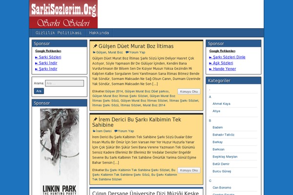 Ashe theme site design template sample
