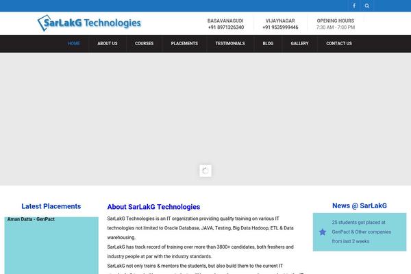 Site using U-course plugin