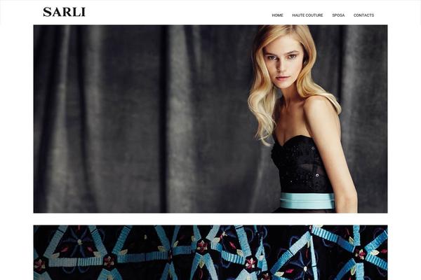 Starter theme site design template sample