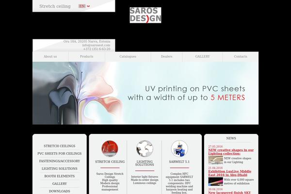 New theme site design template sample