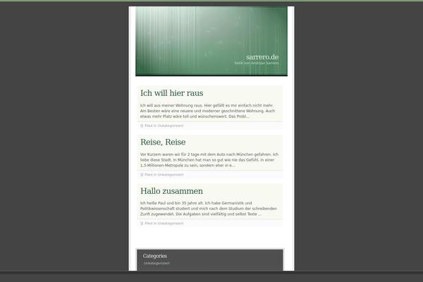 Ambiru theme site design template sample