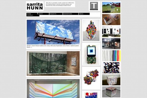 sarritahunn.com site used Minimaldessign