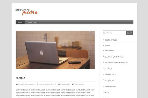 Rethink theme site design template sample