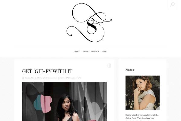 BuzzBlog theme site design template sample