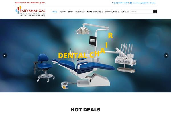 HEALTHFLEX theme site design template sample