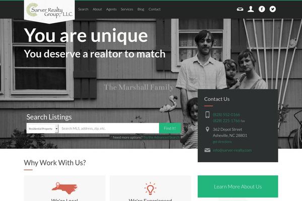 Srg theme site design template sample