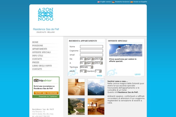 Default theme site design template sample