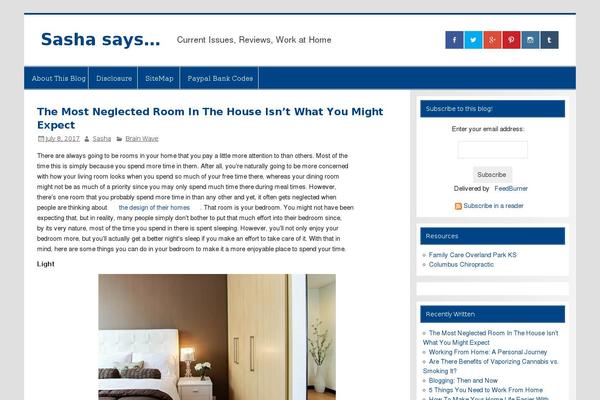 Olsen Light theme site design template sample