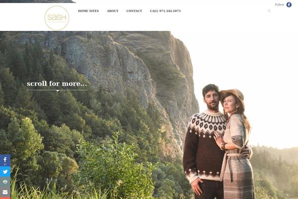 Site using Woopack plugin