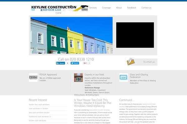 Vulcan theme site design template sample