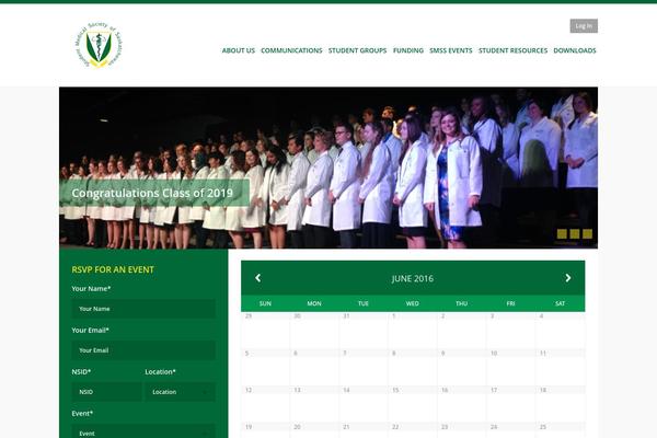 Site using Event Organiser plugin