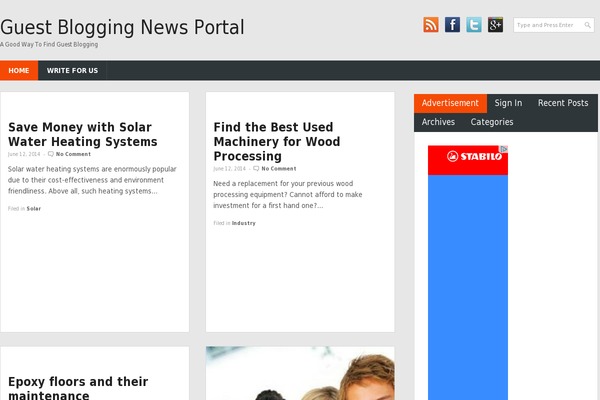 Combomag theme site design template sample
