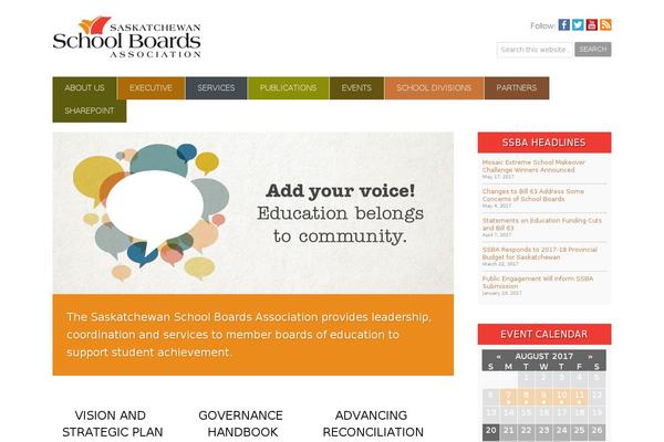 saskschoolboards.ca site used Ssba