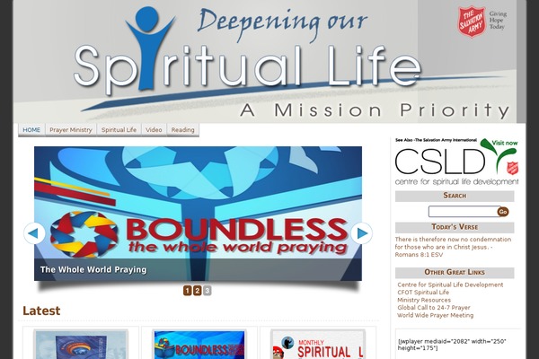 saspirituallife.ca site used Wp-boxes