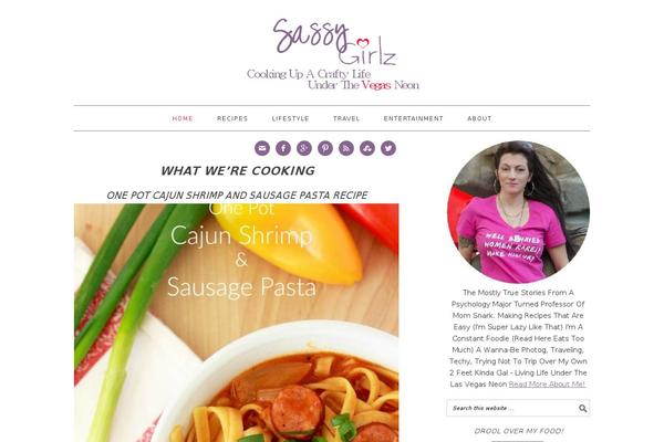 Foodie Pro theme site design template sample