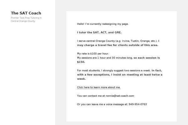 Main theme site design template sample