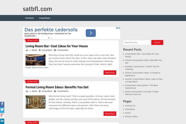 Ribbon theme site design template sample