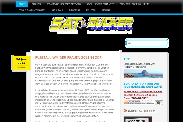 Site using Google News Widget plugin