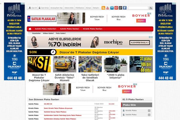 Haber theme site design template sample
