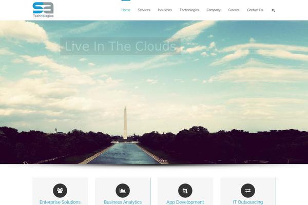 Stratusx theme site design template sample