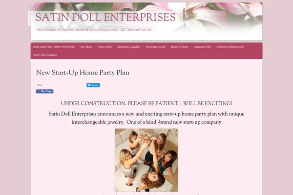 Bouquet theme site design template sample